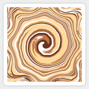 Creamy chocolate twist Sticker